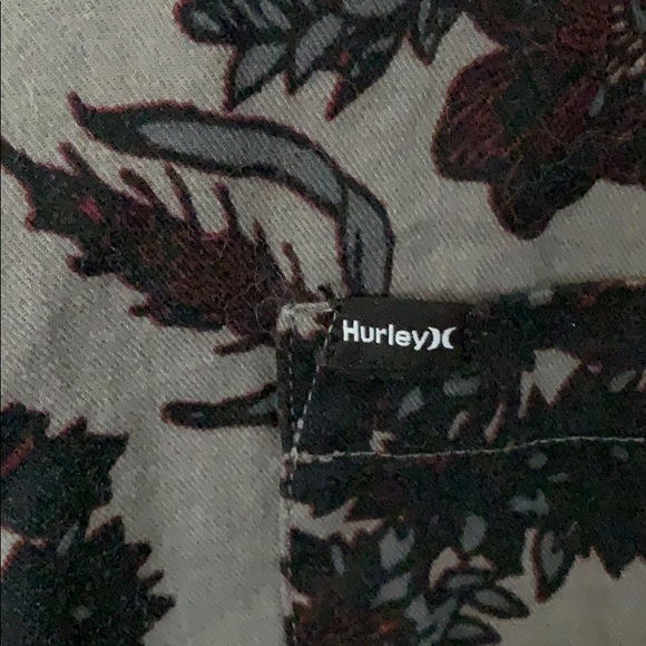 Hurley floral flannel shirt - Picture 3 of 8